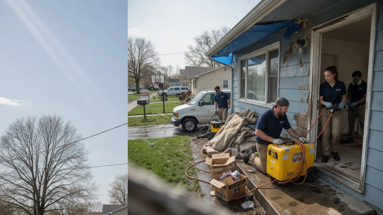 Basement Flood Cleanup in New Bloomington, OH near me